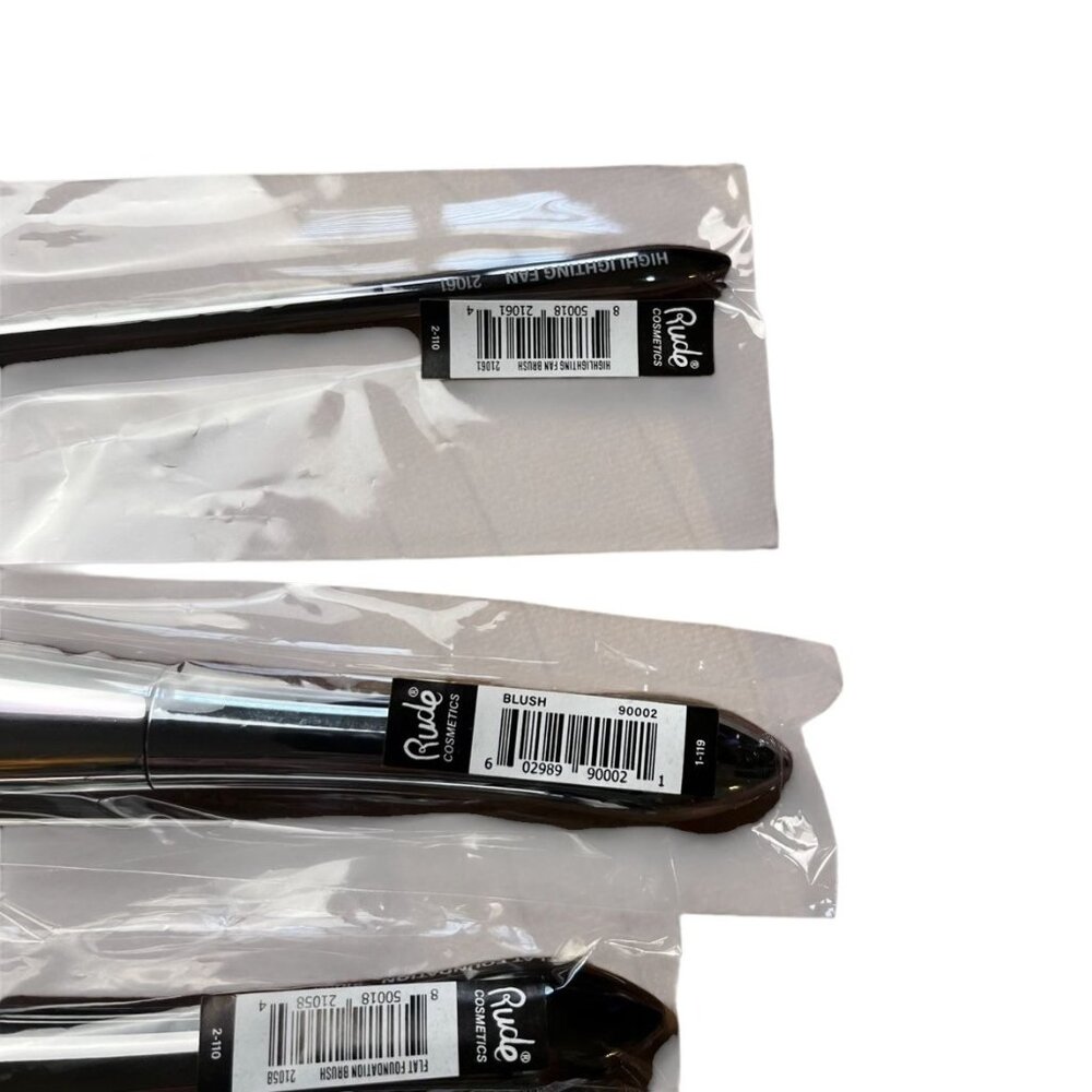 Rude Cosmetics 8 Brush Set Makeup Brushes - Picture 5 of 6